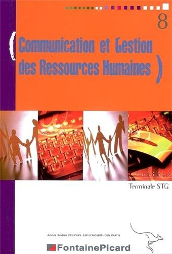 Communication et gestion des ressources humaines Terminale STG