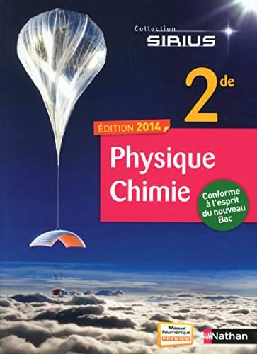 Physique-Chimie Seconde : programme 2014