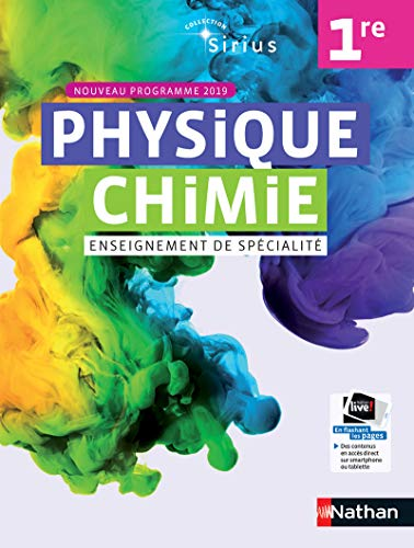 Physique-Chimie, 1ère : enseignement de spécialité ; nouveau programme 2019