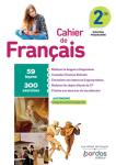 Cahier de français. 2de : programme 2020