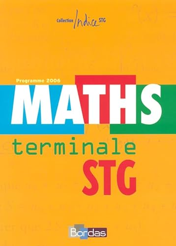 Mathématiques : Terminale STG