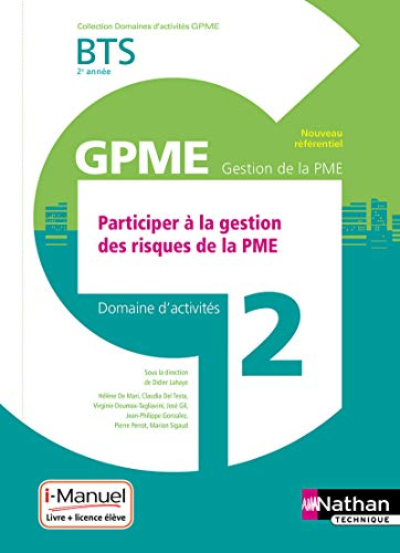 BTS GPME : domaine d'activités 2. Participer à la gestion des risques de la PME