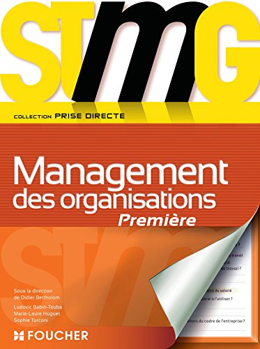 Management des organisations Première STMG