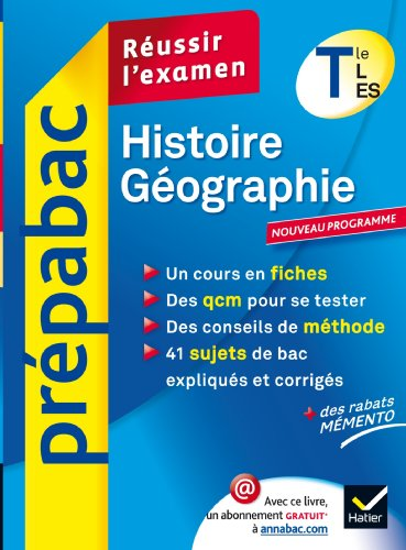 Prépabac Histoire-Géographie Terminale L, ES.