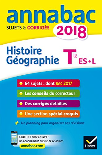 Annabac 2018 Histoire-Géographie : Term ES-L