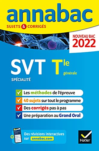 Annales 2022 SVT Tle générale