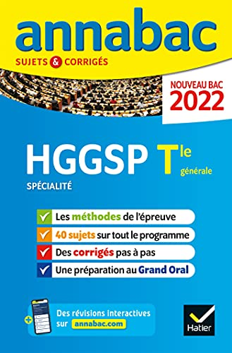 Annabac 2022 HGGSP Tle générale